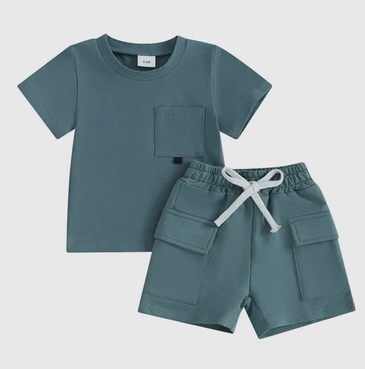 Baby Boy Two Piece Short set